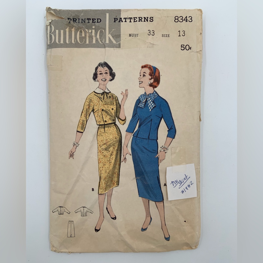🌹New Listing🌹Vintage Butterick #8343 Women’s Jacket Sewing Pattern